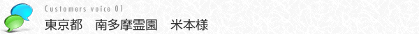 東京都　南多摩霊園　米本様